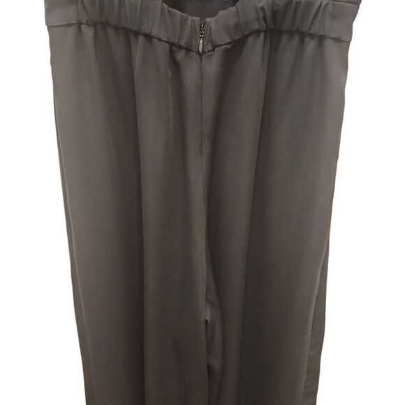 J. Crew Drapey Wrap-Back Wide Leg Cropped Business‎ Romper Jumpsuit Women's Size - Picture 15 of 16